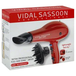 Vidal Sassoon Professional Full Size Ionic 1875 Watt Hair Dryer