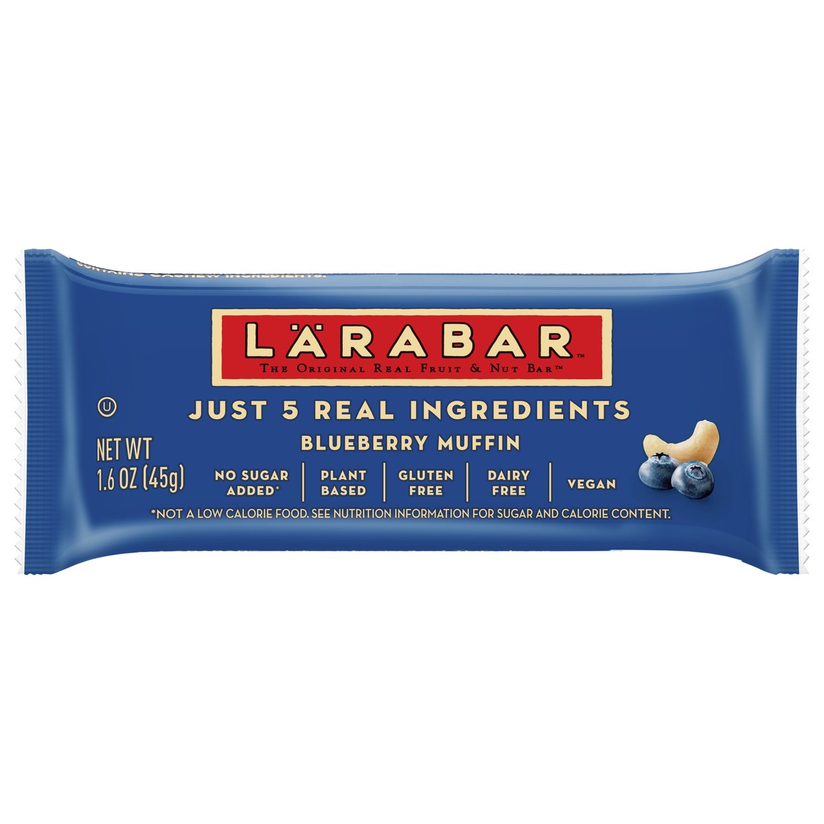 slide 1 of 13, LÄRABAR Gluten Free Bar, Blueberry Muffin, 1.6 oz Bar, 1.6 oz
