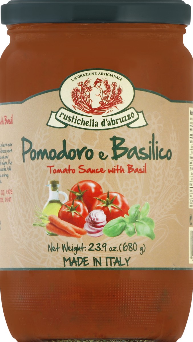 slide 1 of 1, Rustichella d'Abruzzo Tomato Sauce 23.9 oz, 23.9 oz