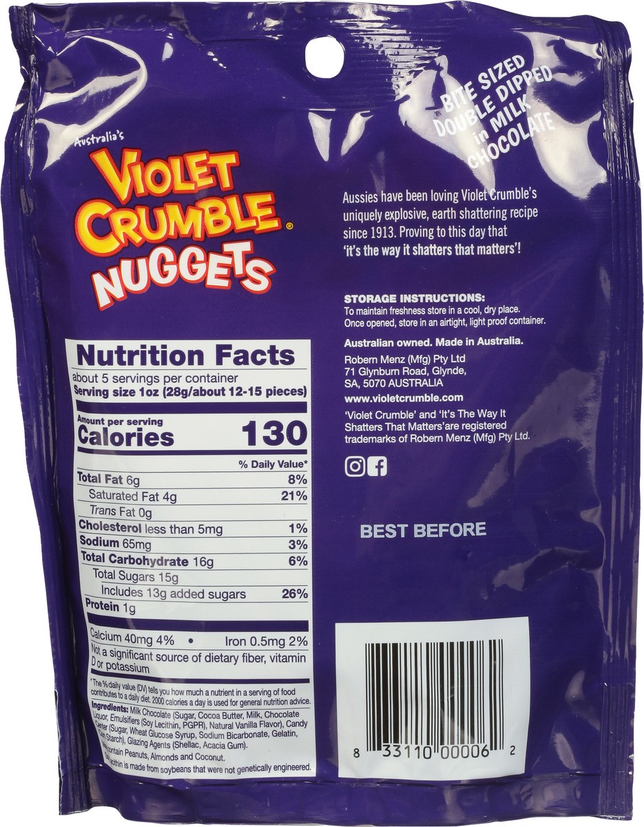 slide 6 of 14, Violet Crumble Nuggets Bite-Sized Honeycomb Candy 4.76 oz, 4.76 oz