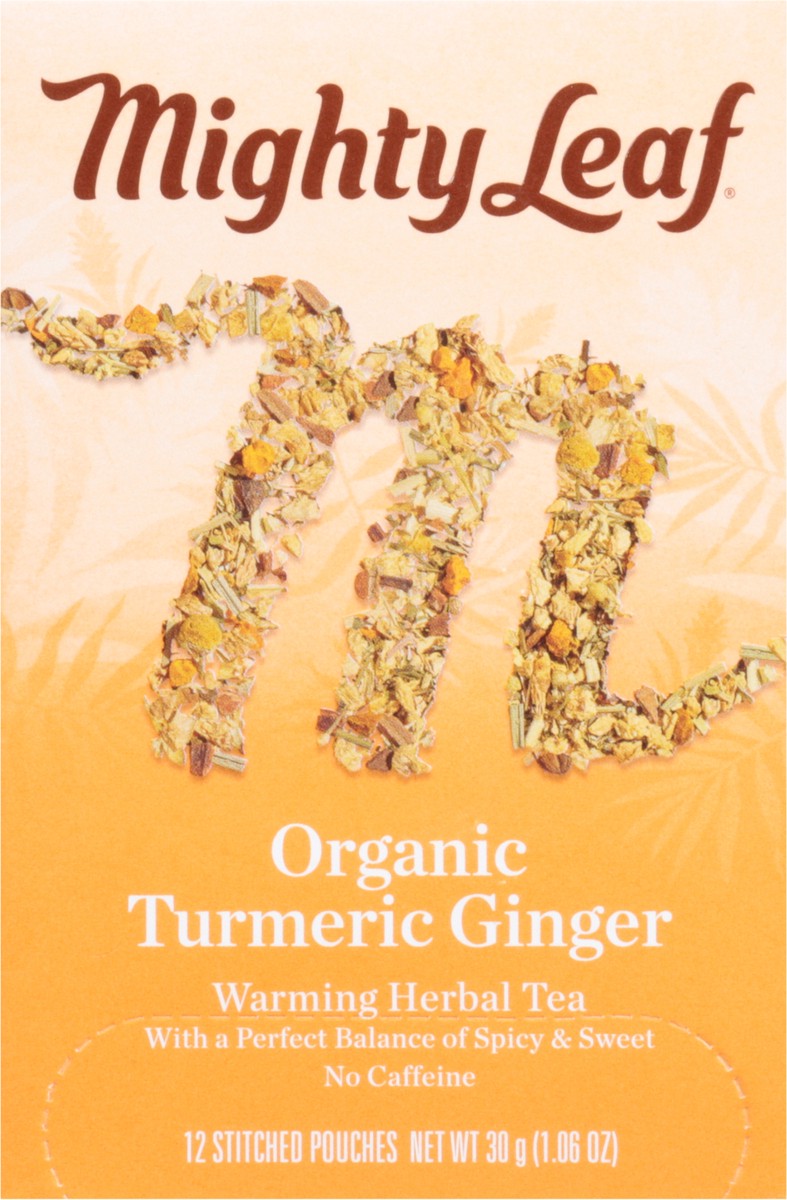 slide 4 of 13, Mighty Leaf Tea Turmeric Ginger Tea - 12 ct, 12 ct