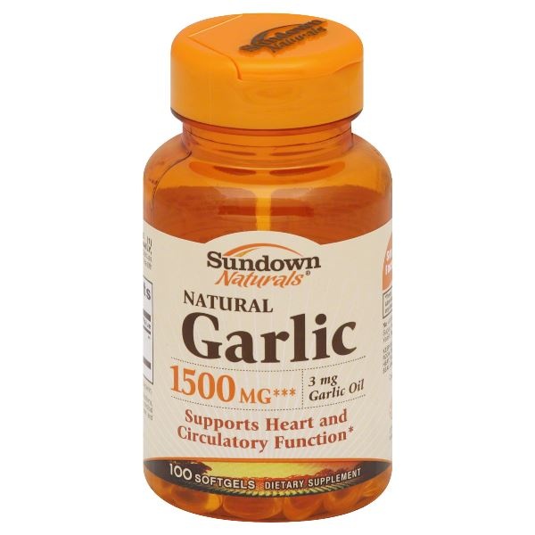 slide 1 of 1, Sundown Naturals Garlic 100 ea, 100 ct