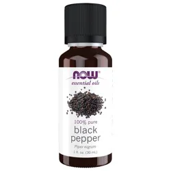 NOW Black Pepper Oil - 1 fl. oz.