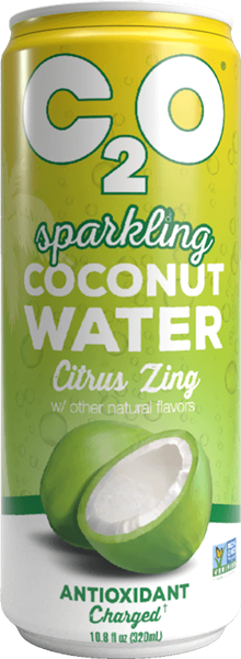 slide 1 of 1, C2O Citrus Zing Sparkling Coconut Water, 10.8 fl oz