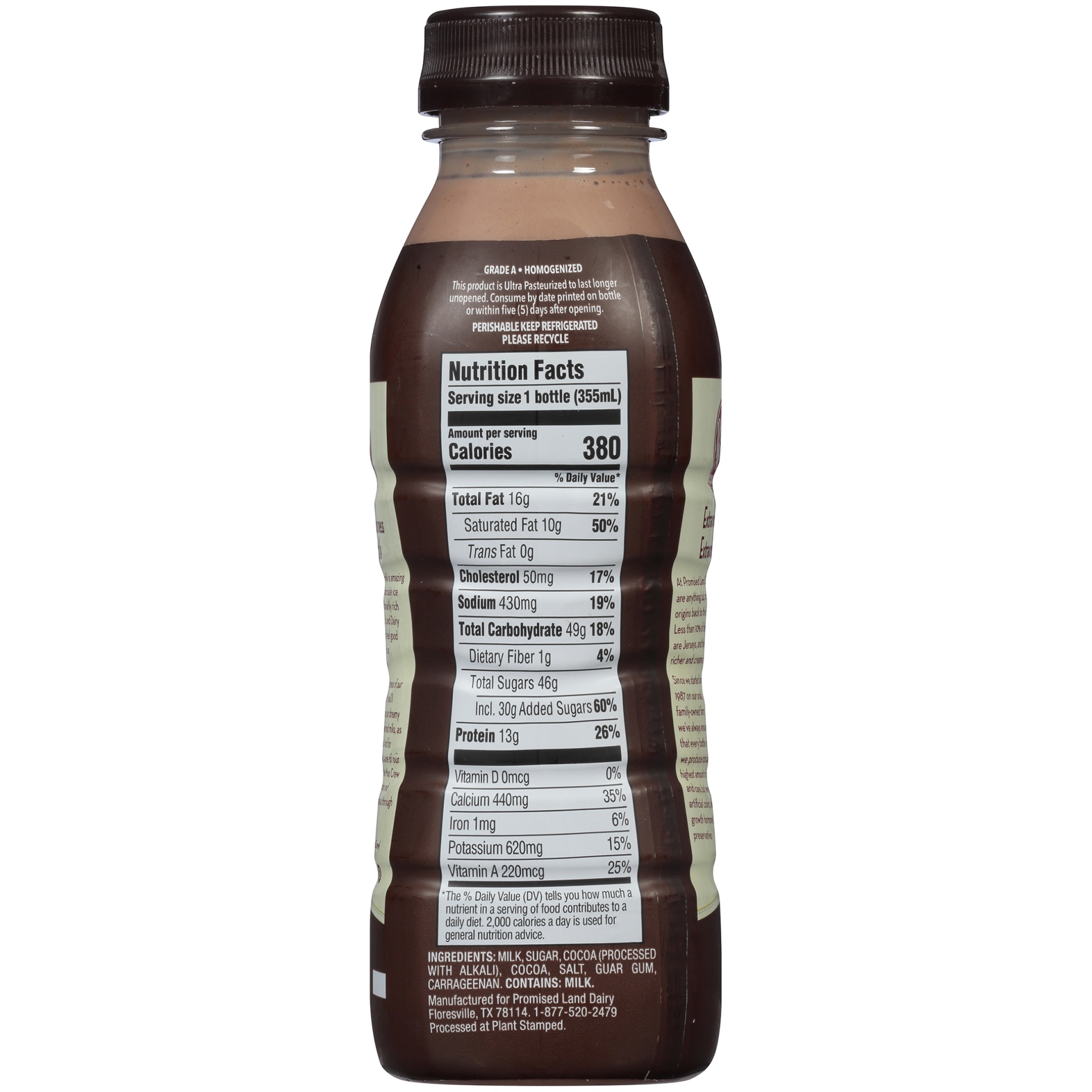 slide 6 of 8, Promised Land Midnight Chocolate Milk, 12 oz