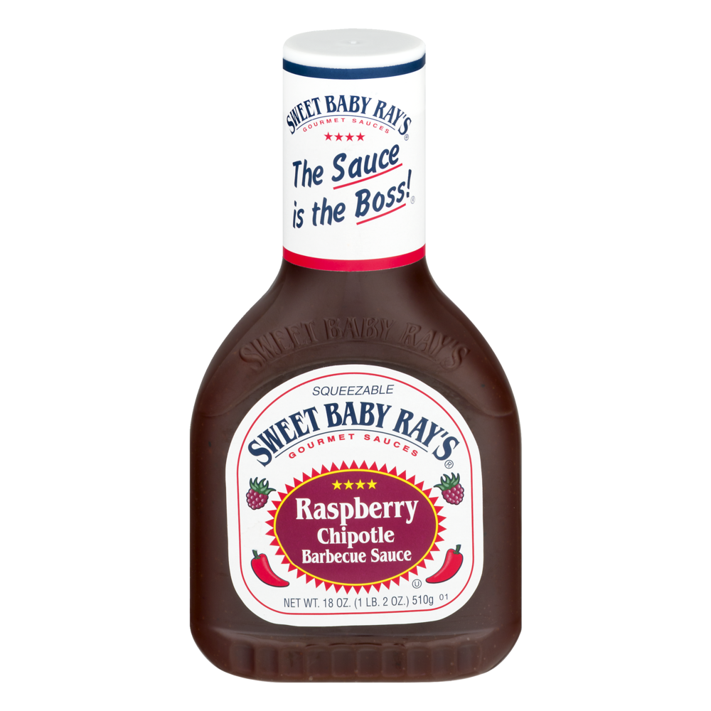 slide 1 of 1, Sweet Baby Ray's Barbecue Sauce, Raspberry Chipotle, 18 oz