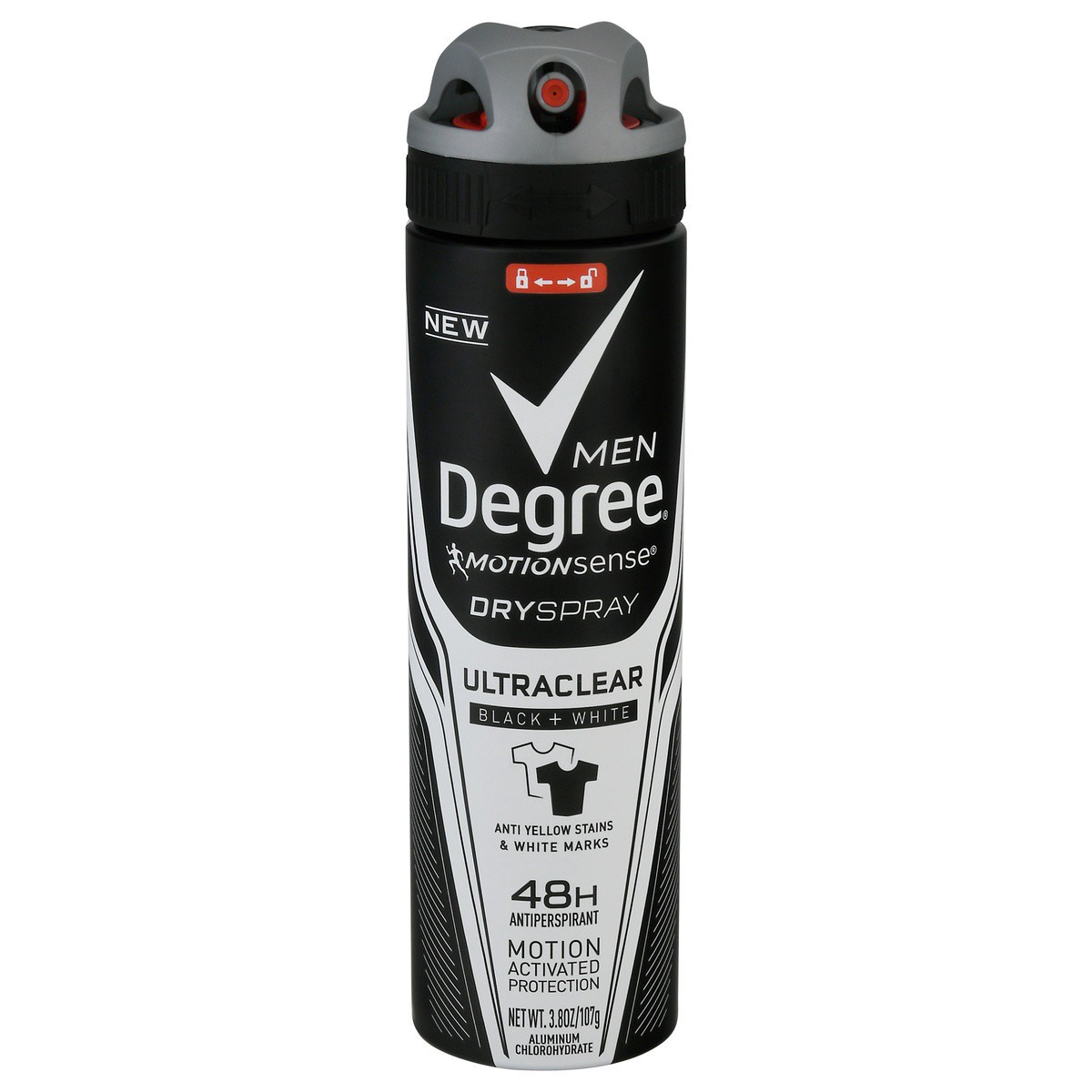 slide 1 of 7, Degree Men Antiperspirant Deodorant Dry Spray Black + White, 3.8 oz