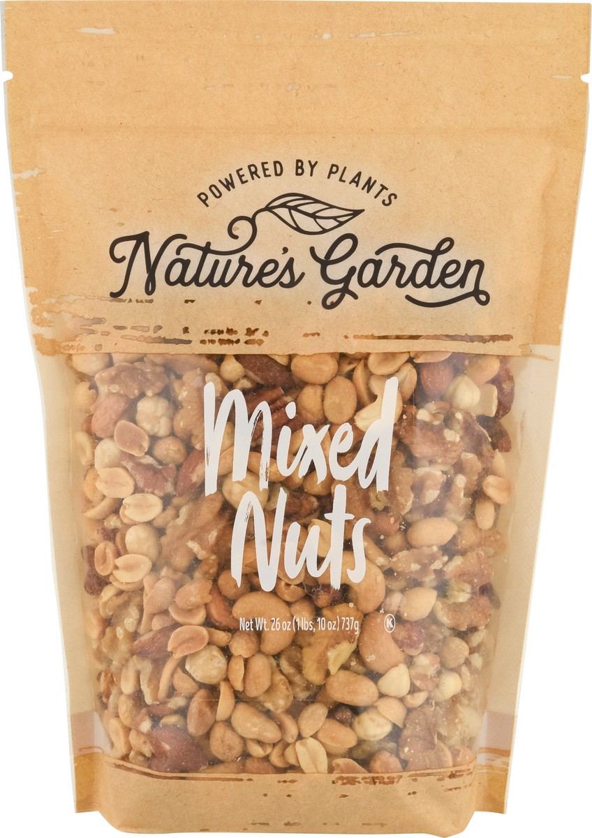 slide 15 of 15, Nature's Garden Mixed Nuts 26 oz, 26 oz