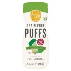 Serenity Kids Grain Free Broccoli & Spinach Puffs