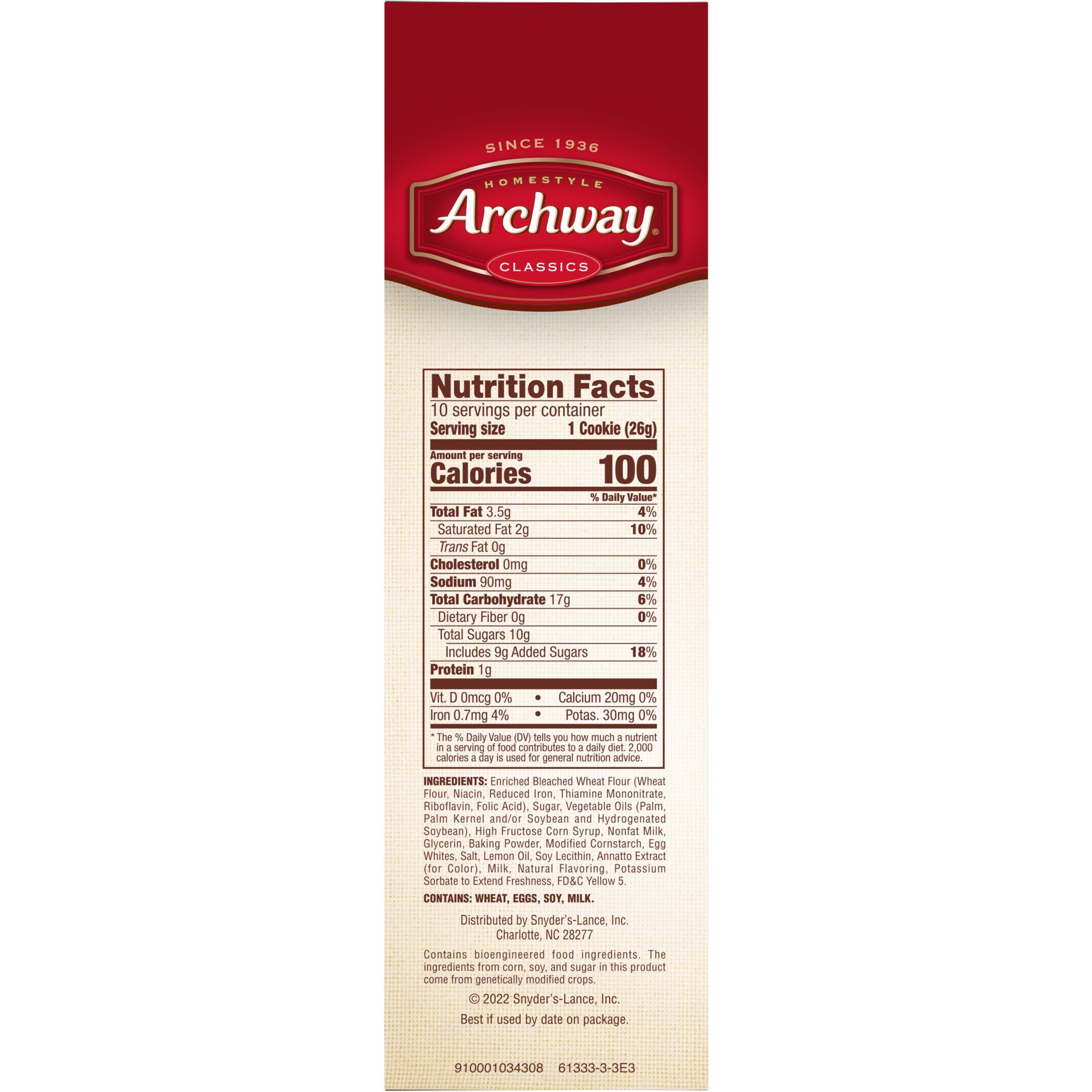 slide 2 of 7, Archway Cookies Frosty Lemon Soft Cookies, 9.25 oz