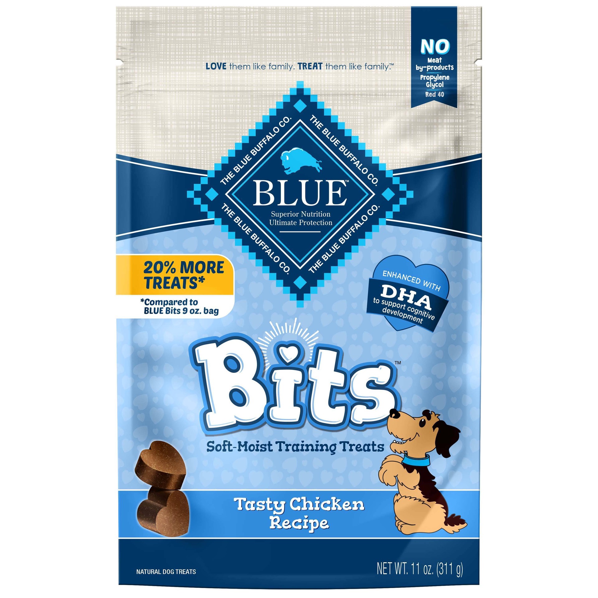 slide 1 of 2, Blue Buffalo Blue Bits Natural Soft-Moist Training Dog Treats with Chicken Recipe - 11oz, 9 oz