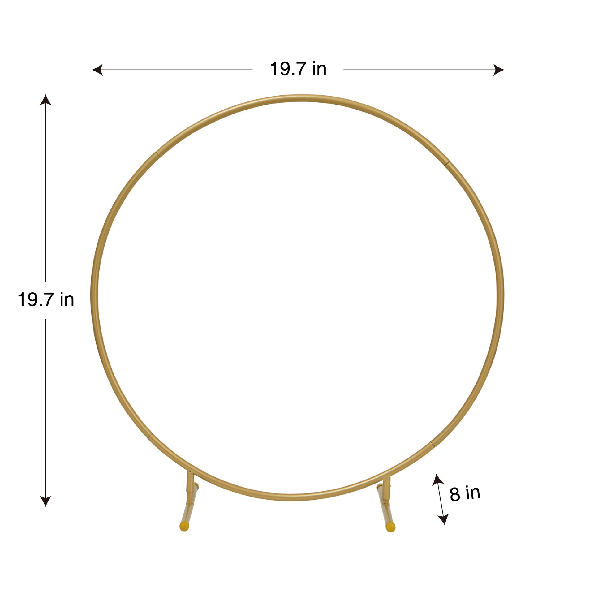 slide 3 of 4, 19.75" Gold Tabletop Hoop By Celebrate It, 19.75 in