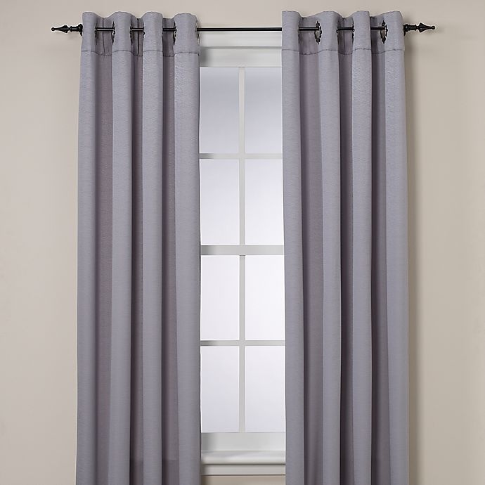 slide 1 of 1, Insola Odyssey Insulating Window Curtain Panel - Fog Blue, 95 in