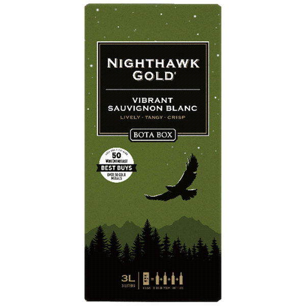 slide 1 of 1, Bota Box Nighthawk Gold Vibrant Sauvignon Blanc, 3 liter
