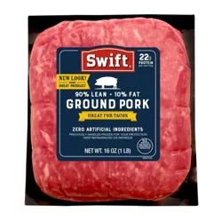 Swift 90% Lean Ground Pork Brick Pack