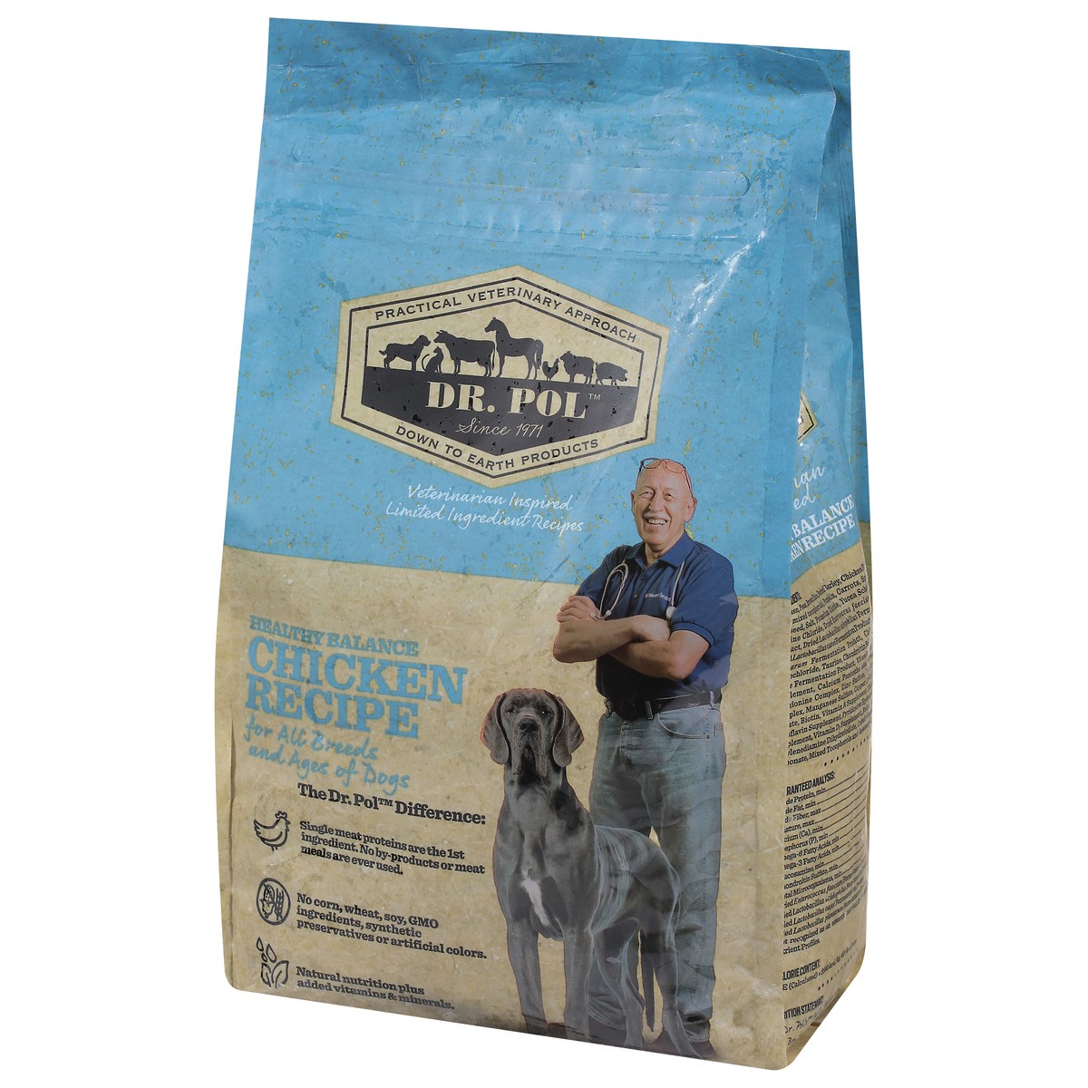 slide 4 of 9, Dr. Pol Healthy Balance Chicken Recipe Dog Food 4 lb, 4 lb