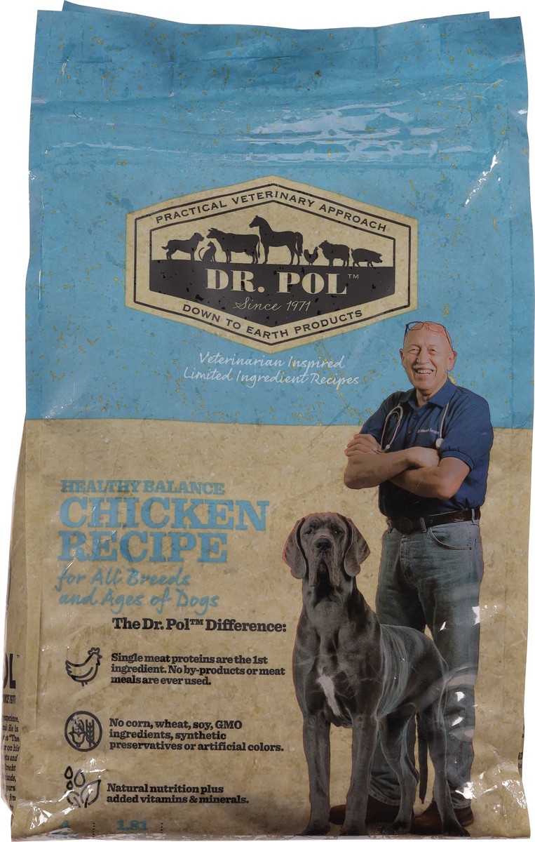 slide 9 of 9, Dr. Pol Healthy Balance Chicken Recipe Dog Food 4 lb, 4 lb