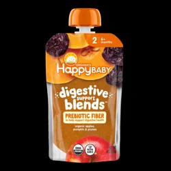 Happy Baby Digestive Support Blends Organic Apples Pumpkin & Prunes Pouch 4 oz