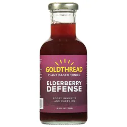 Goldthread Elderberry Defense Plant Based Tonics 10.5 fl oz