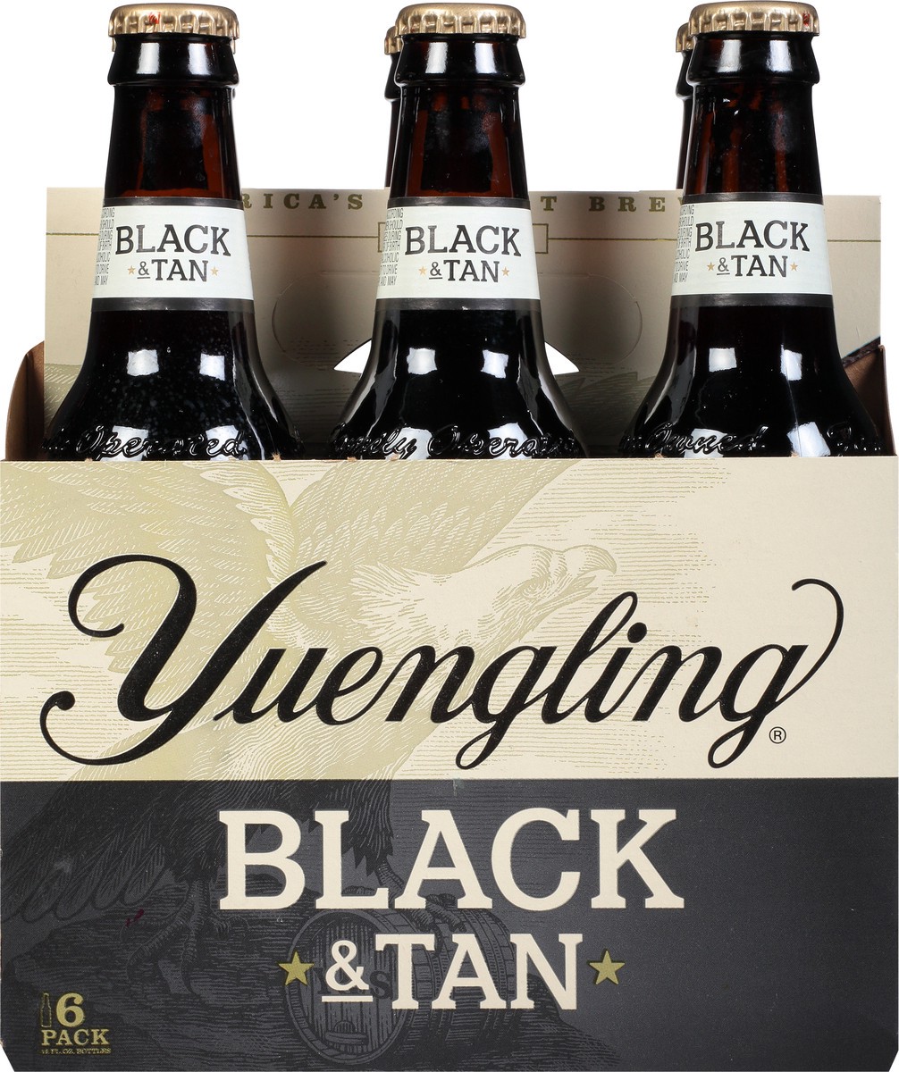 slide 2 of 12, Yuengling Black & Tan Beer 6 - 12 fl oz Bottles, 6 ct; 12 fl oz