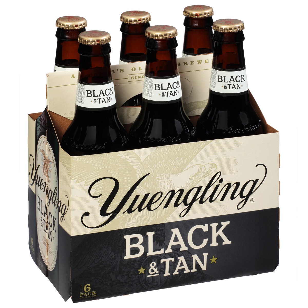 slide 3 of 12, Yuengling Black & Tan Beer 6 - 12 fl oz Bottles, 6 ct; 12 fl oz