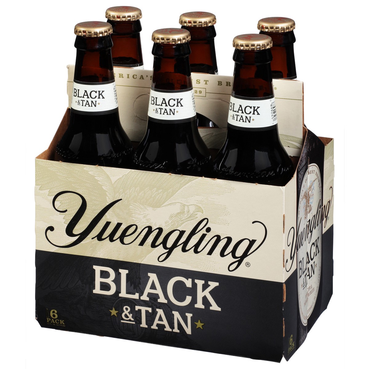 slide 4 of 12, Yuengling Black & Tan Beer 6 - 12 fl oz Bottles, 6 ct; 12 fl oz