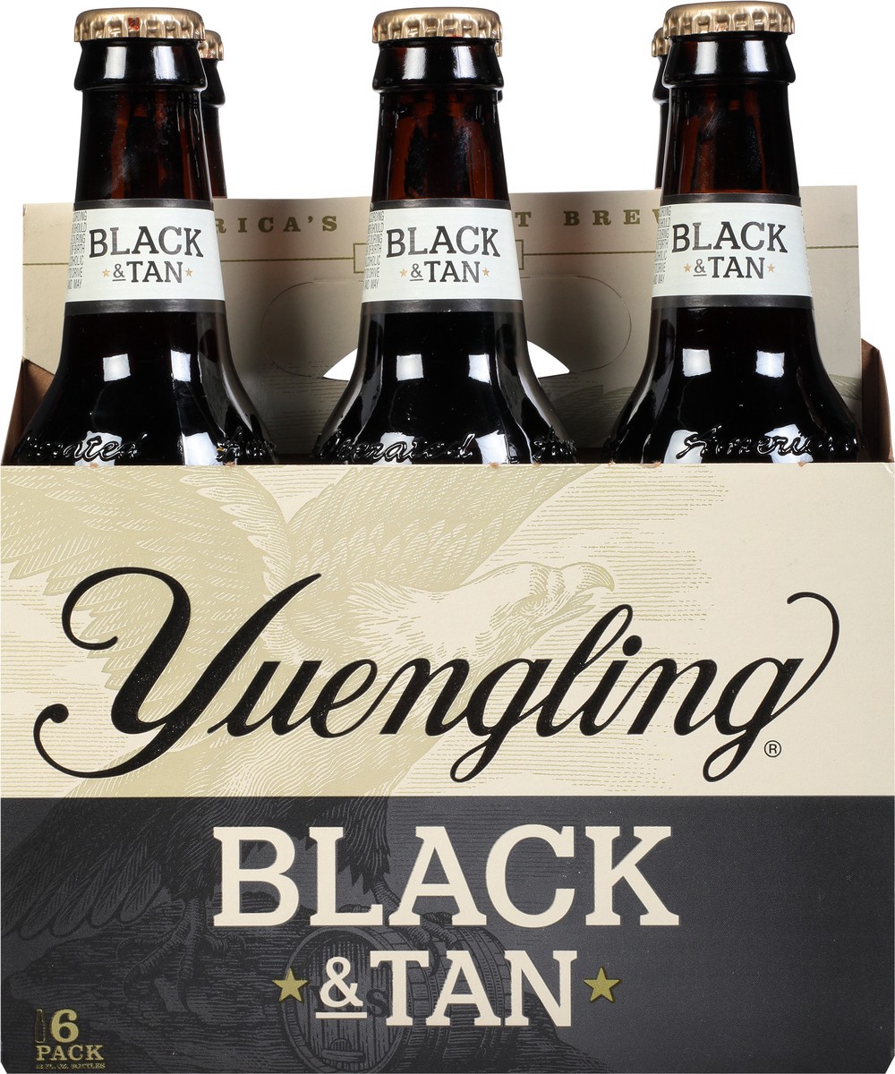 slide 8 of 12, Yuengling Black & Tan Beer 6 - 12 fl oz Bottles, 6 ct; 12 fl oz