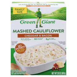 Green Giant Family Size Cheddar & Bacon Mashed Cauliflower 20 oz