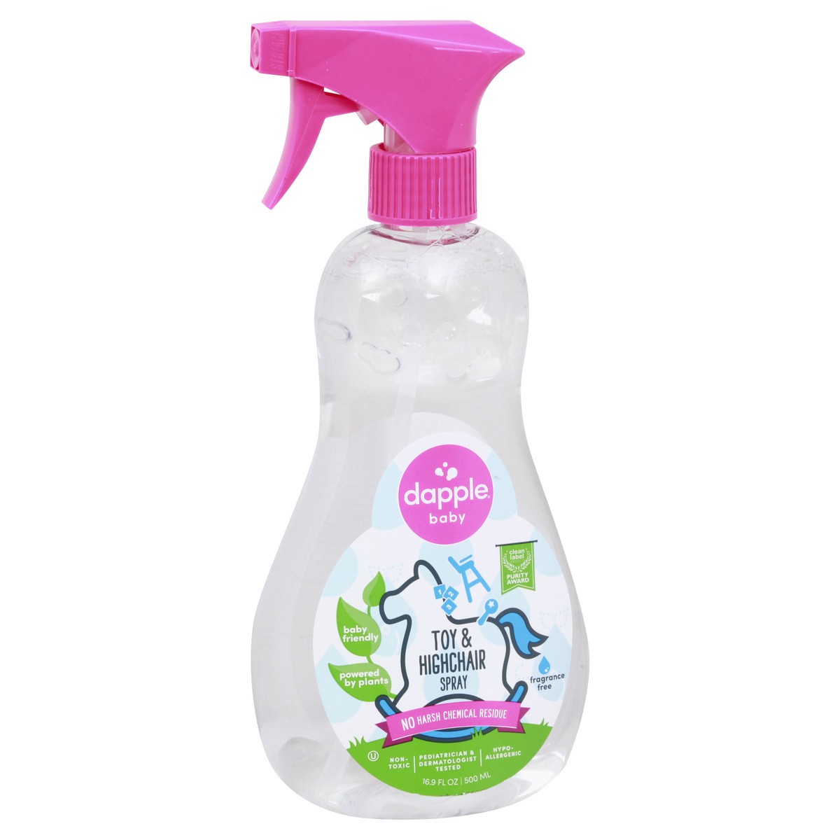 slide 2 of 9, Dapple Baby Toy & High Chair Cleaner Fragrance Free, 16.9 fl oz