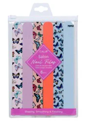 CALA® Salon Nail Files - Butterfly, 6 pc