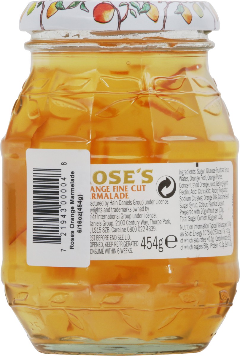 slide 12 of 14, Rose's Fine Cut Orange Marmalade 16 oz, 16 oz