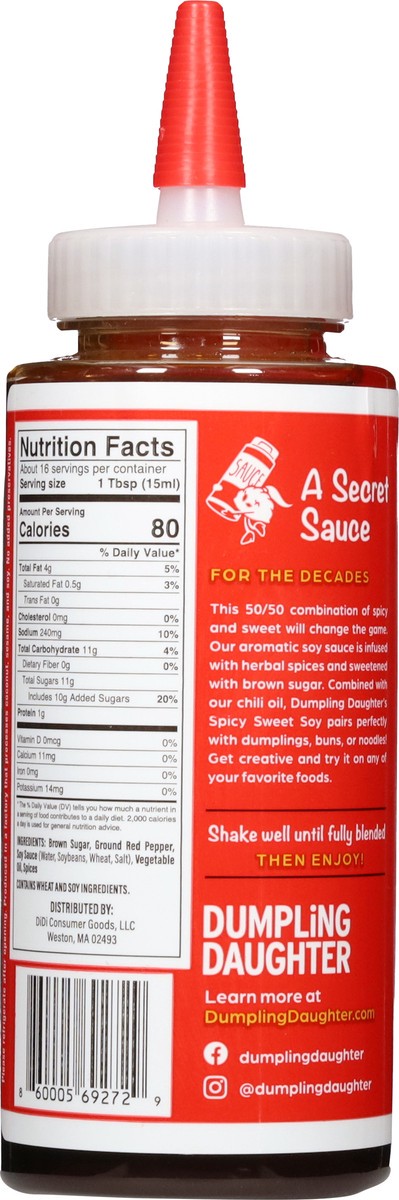 slide 12 of 14, Dumpling Daughter Spicy Sweet Soy Secret Sauce 8 fl oz, 8 fl oz