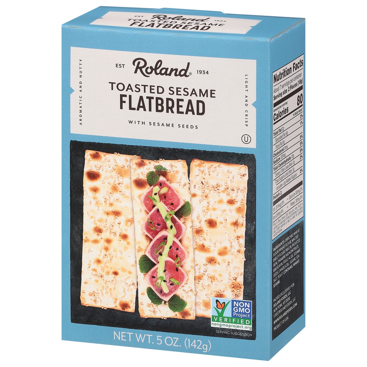 slide 5 of 9, Roland Susanna's Sesame Flatbrd, 5 oz