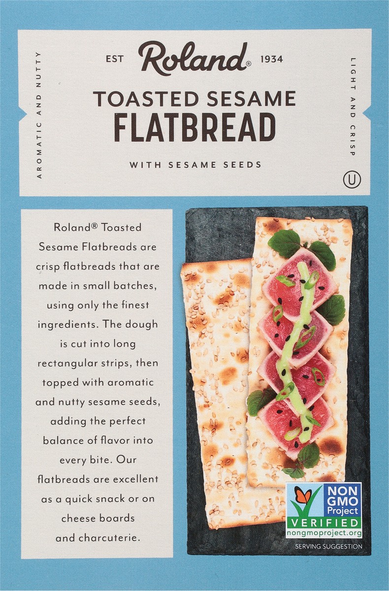 slide 7 of 9, Roland Susanna's Sesame Flatbrd, 5 oz