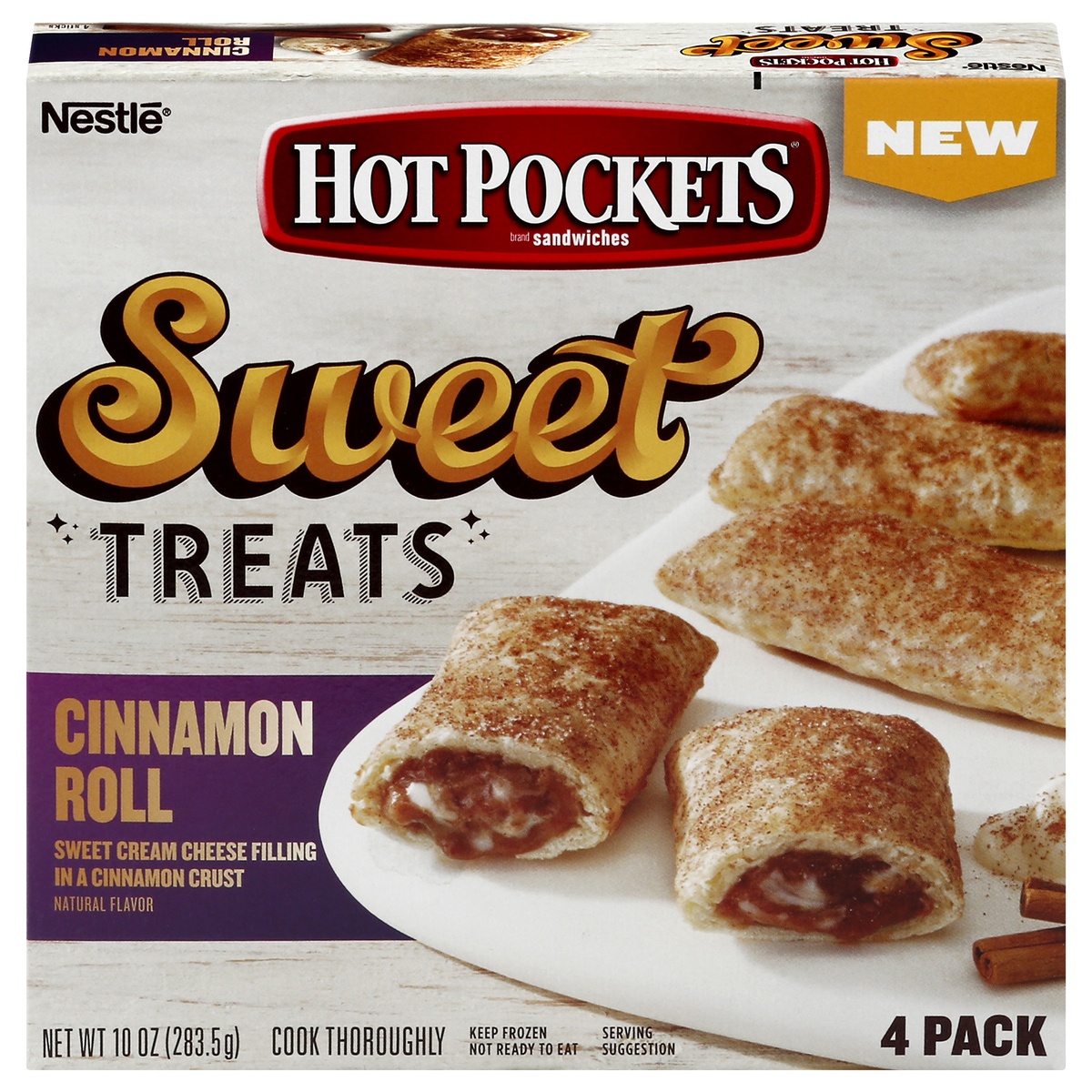 slide 1 of 1, Hot Pockets Sweet Treats Cinnamon Roll, 10 oz