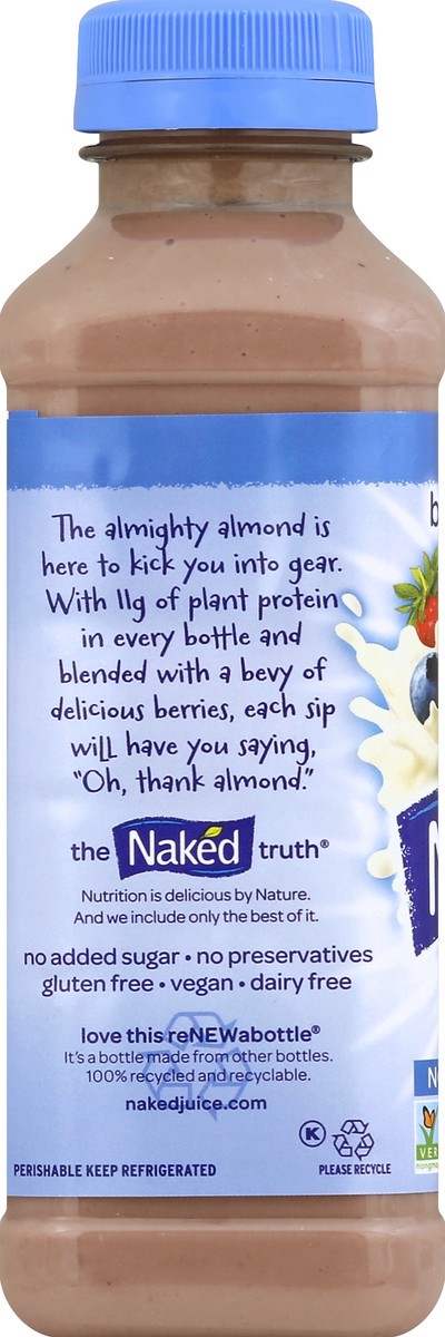 slide 3 of 6, Naked Juice Berry Almond Milk, 15.2 fl oz