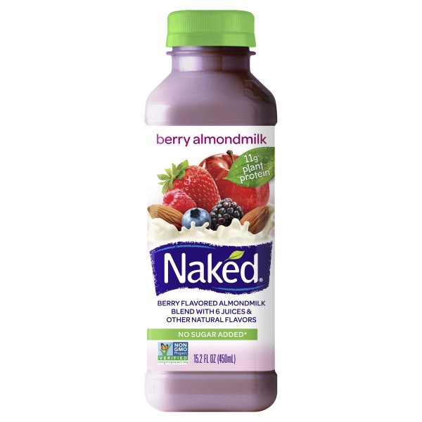 slide 1 of 6, Naked Juice Berry Almond Milk, 15.2 fl oz