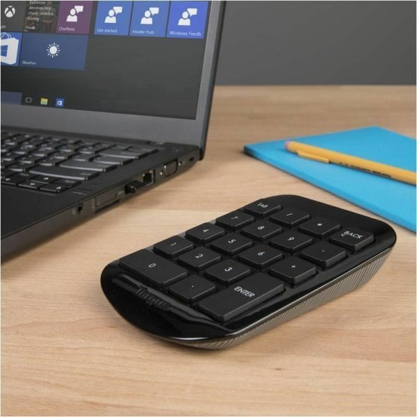 slide 3 of 7, Targus Wireless Numeric Keypad, Black/Gray, 1 ct