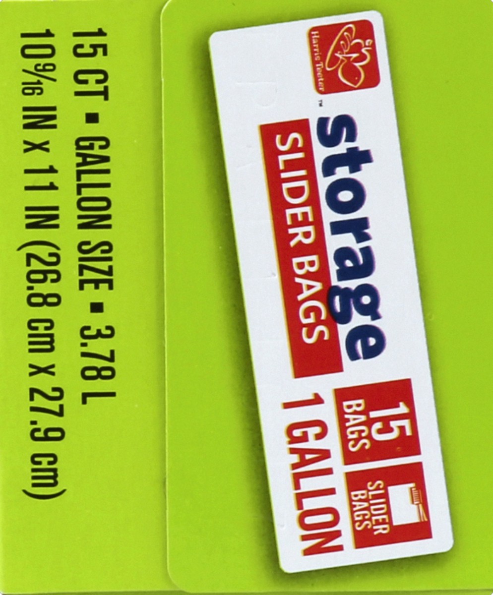 slide 4 of 5, Harris Teeter Slider Storage Bag Gallon, 15 ct