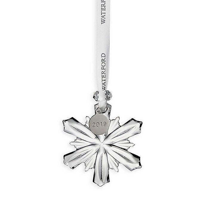 slide 1 of 1, Waterford 2019 Annual Mini Snowflake Christmas Ornament, 2.5 in