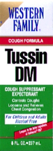 slide 1 of 1, Western Family Tussin Cough Formula, 8 oz