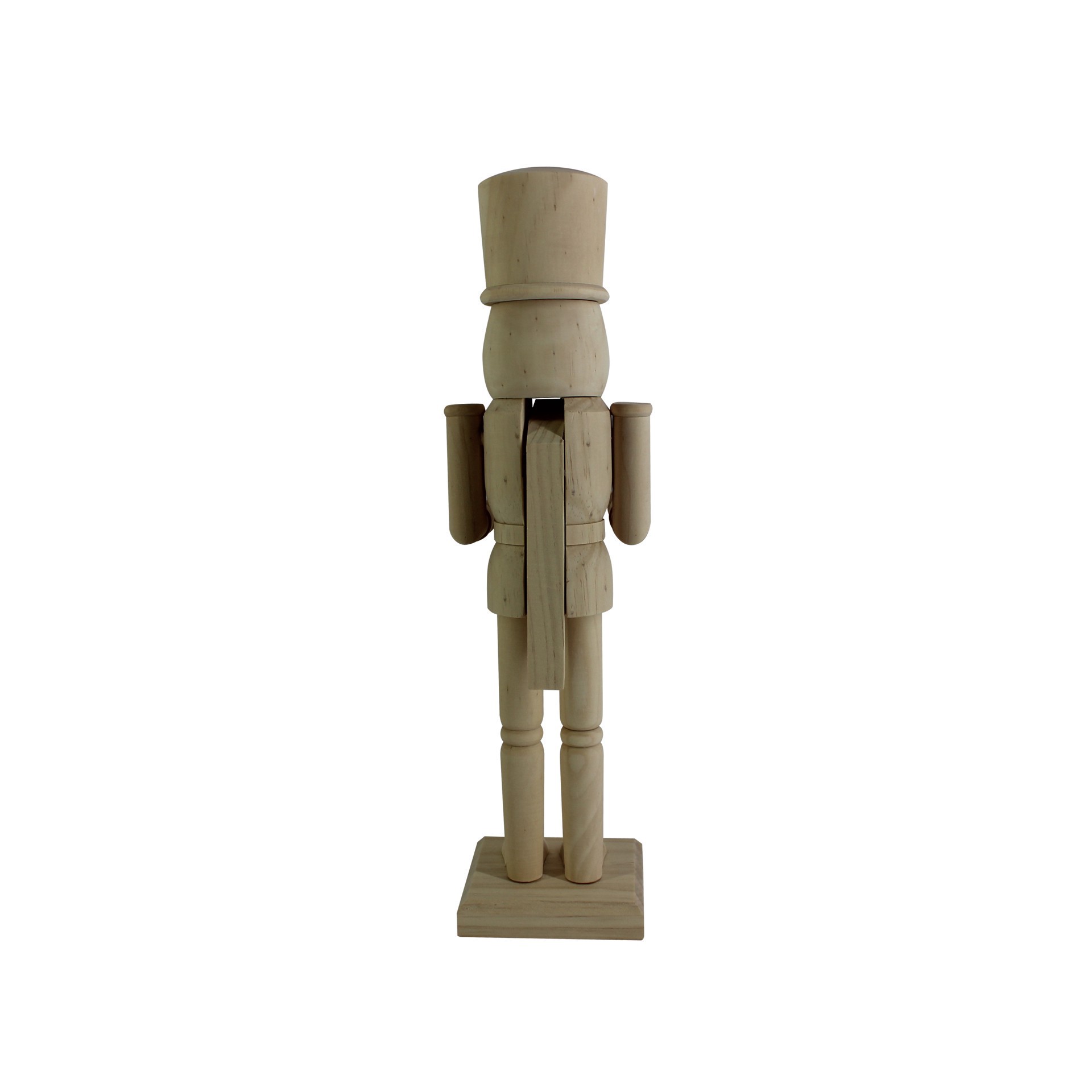 slide 3 of 5, 14" Drummer Diy Pinewood Nutcracker By Make Market, 14 in