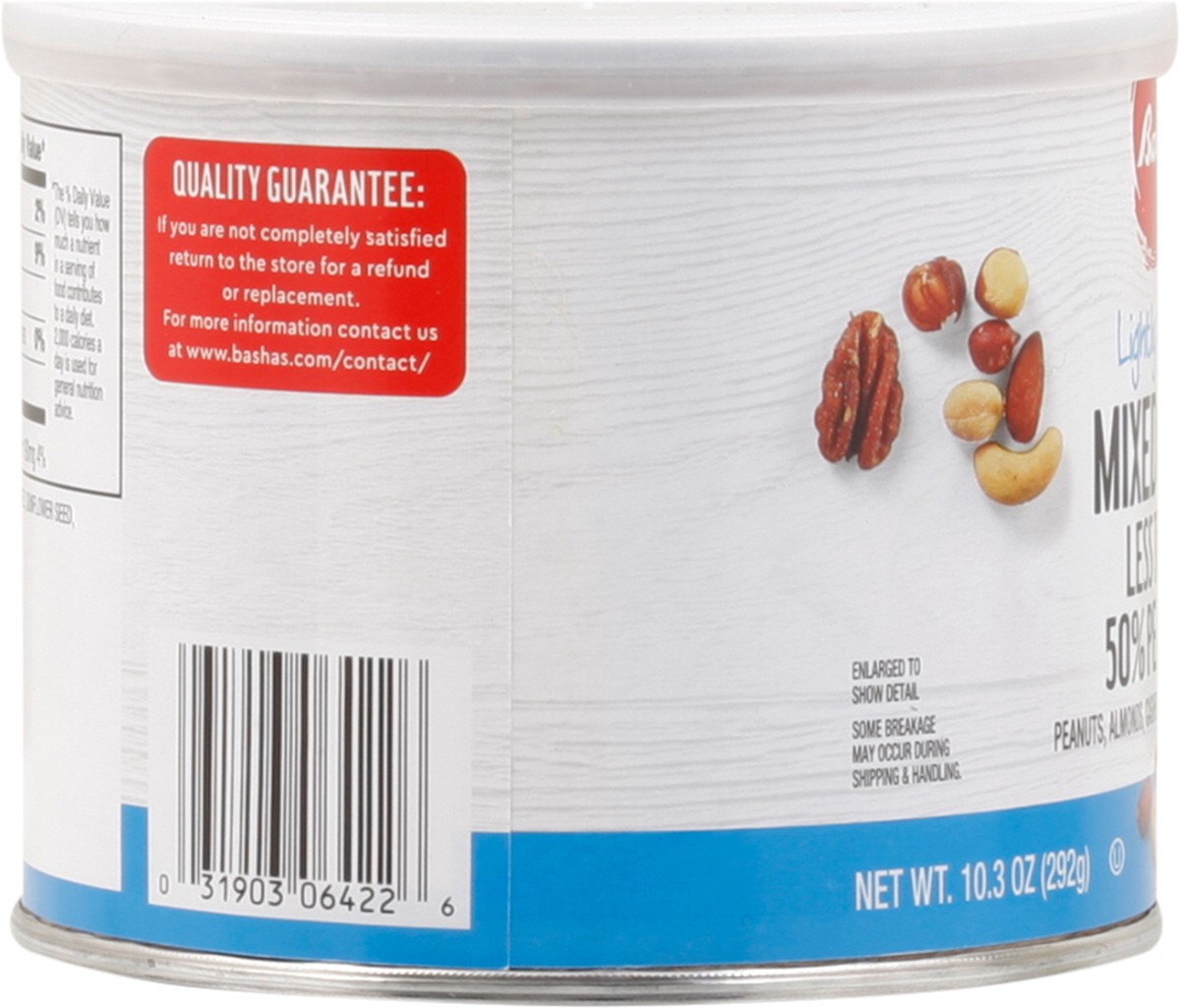 slide 8 of 13, Bashas Mixed Nuts Lt Salt, 16 oz