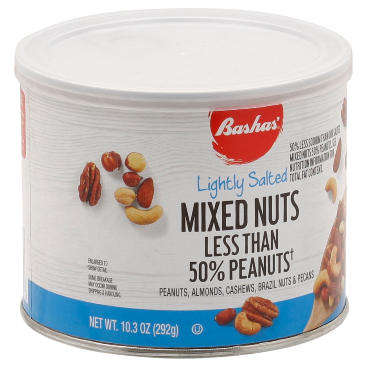 slide 4 of 13, Bashas Mixed Nuts Lt Salt, 16 oz