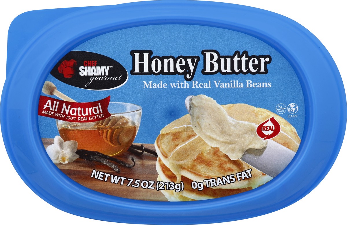 slide 2 of 4, Chef Shamy All Natural Honey Butter Made With Real Vanilla Beans, 4.5 oz