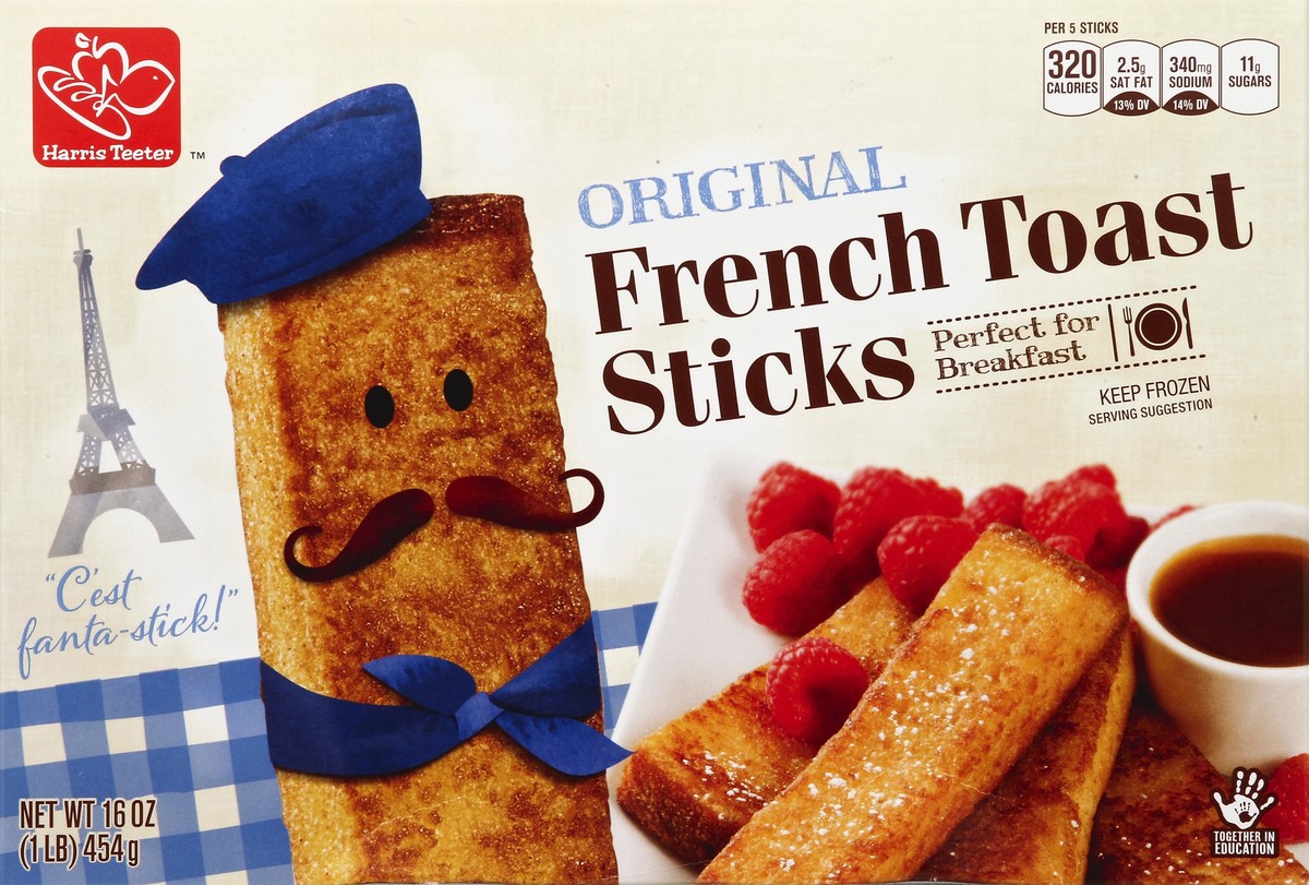 slide 3 of 4, Harris Teeter French Toast Sticks - Original, 16 oz