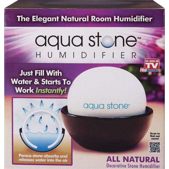 slide 1 of 1, As Seen on TV Humidifier Aqua Stone Natural - Multi Color, 1 ct