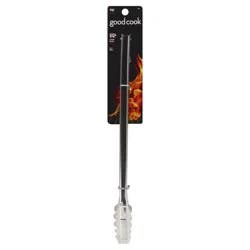 Good Cook Chrome Tiki Tongs Silver