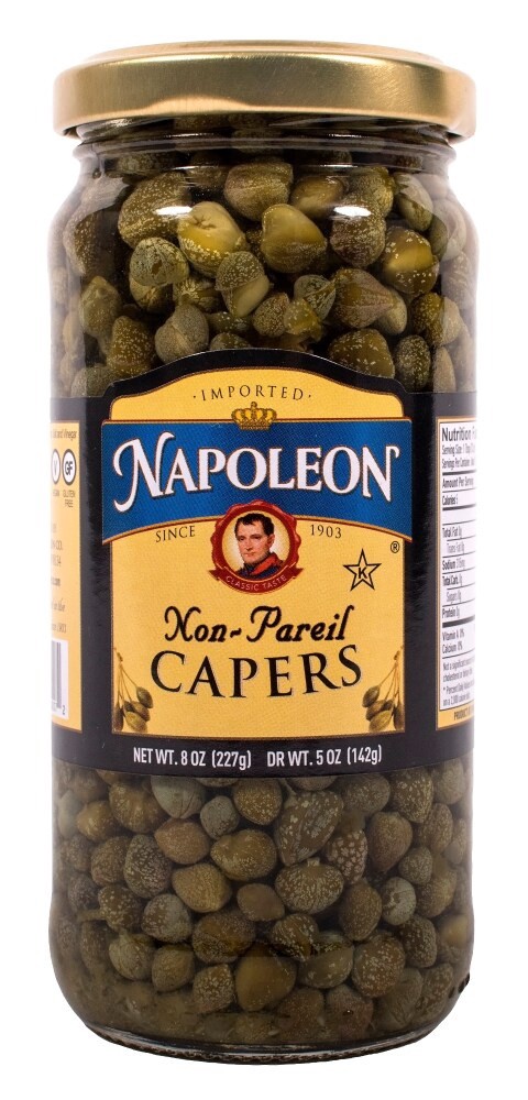slide 1 of 2, Napoleon Non-Pareil Capers 8 oz, 8 oz