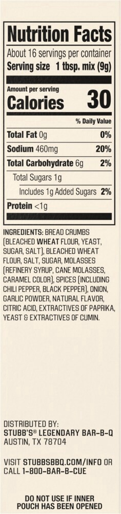 slide 4 of 4, Stubb's Pork Seasoned Coating Mix, 5 oz, 5 oz